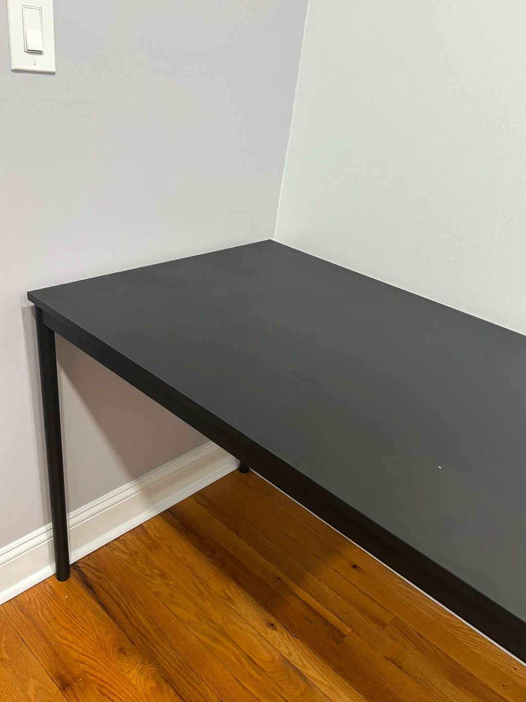 IKEA Black Dining Table / Desk - photo 3