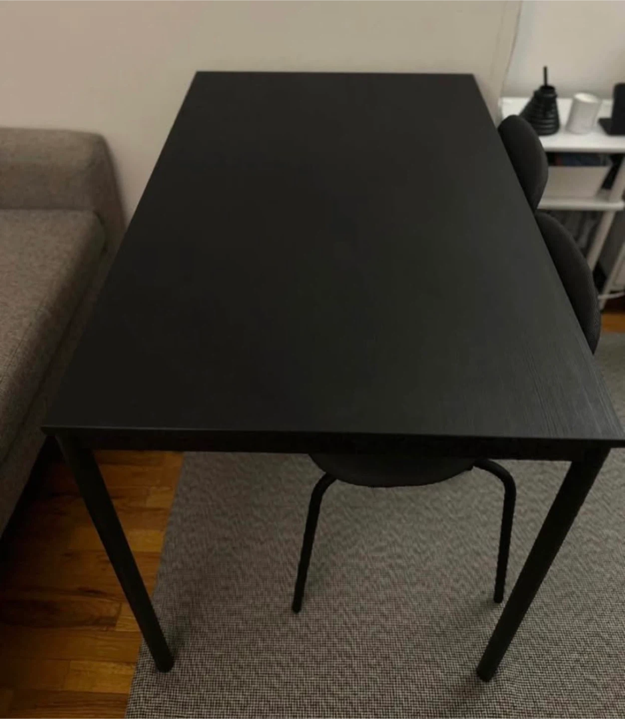 IKEA Black Dining Table / Desk - photo 4