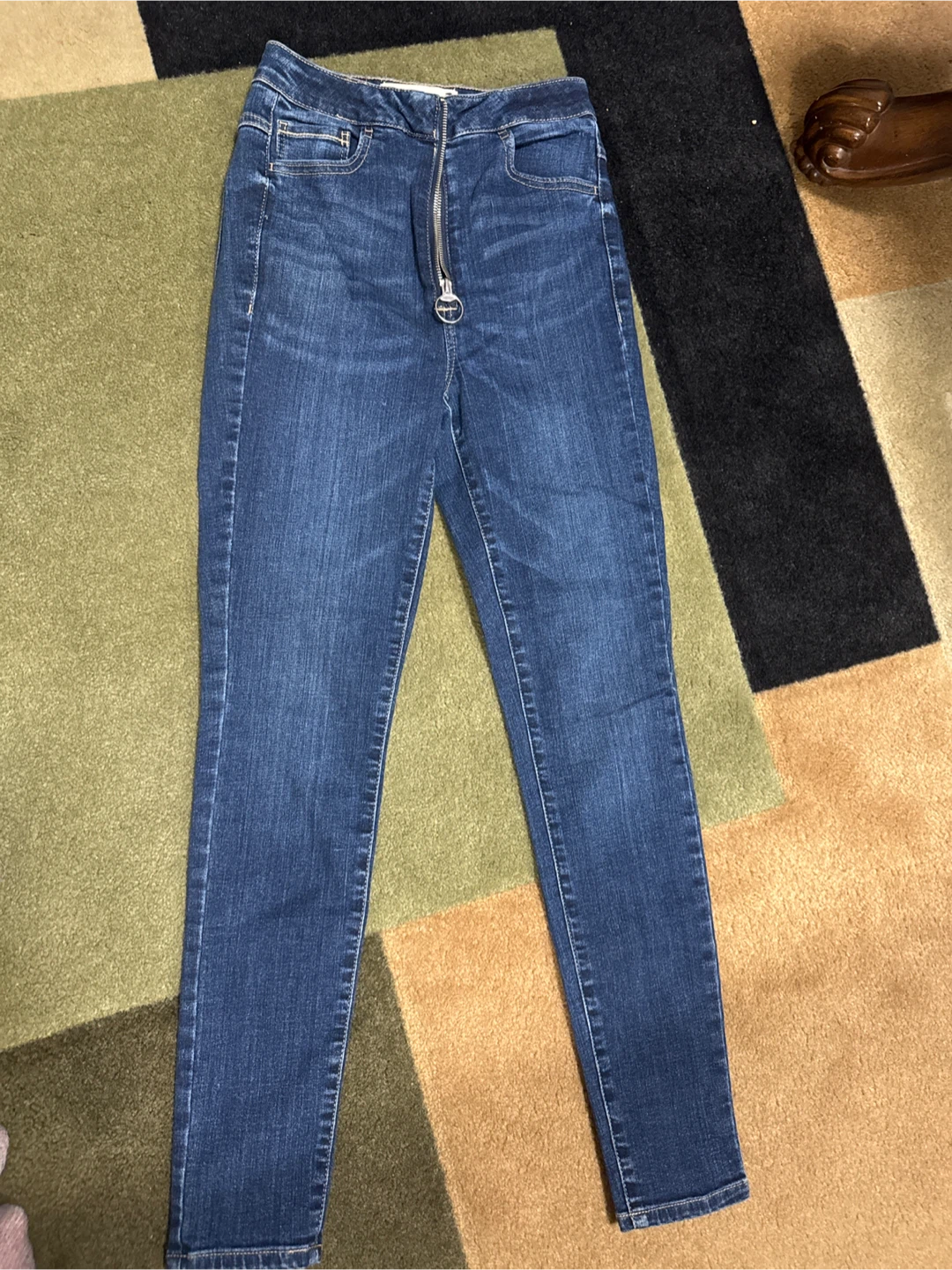 Blue Denim Skinny Jeans