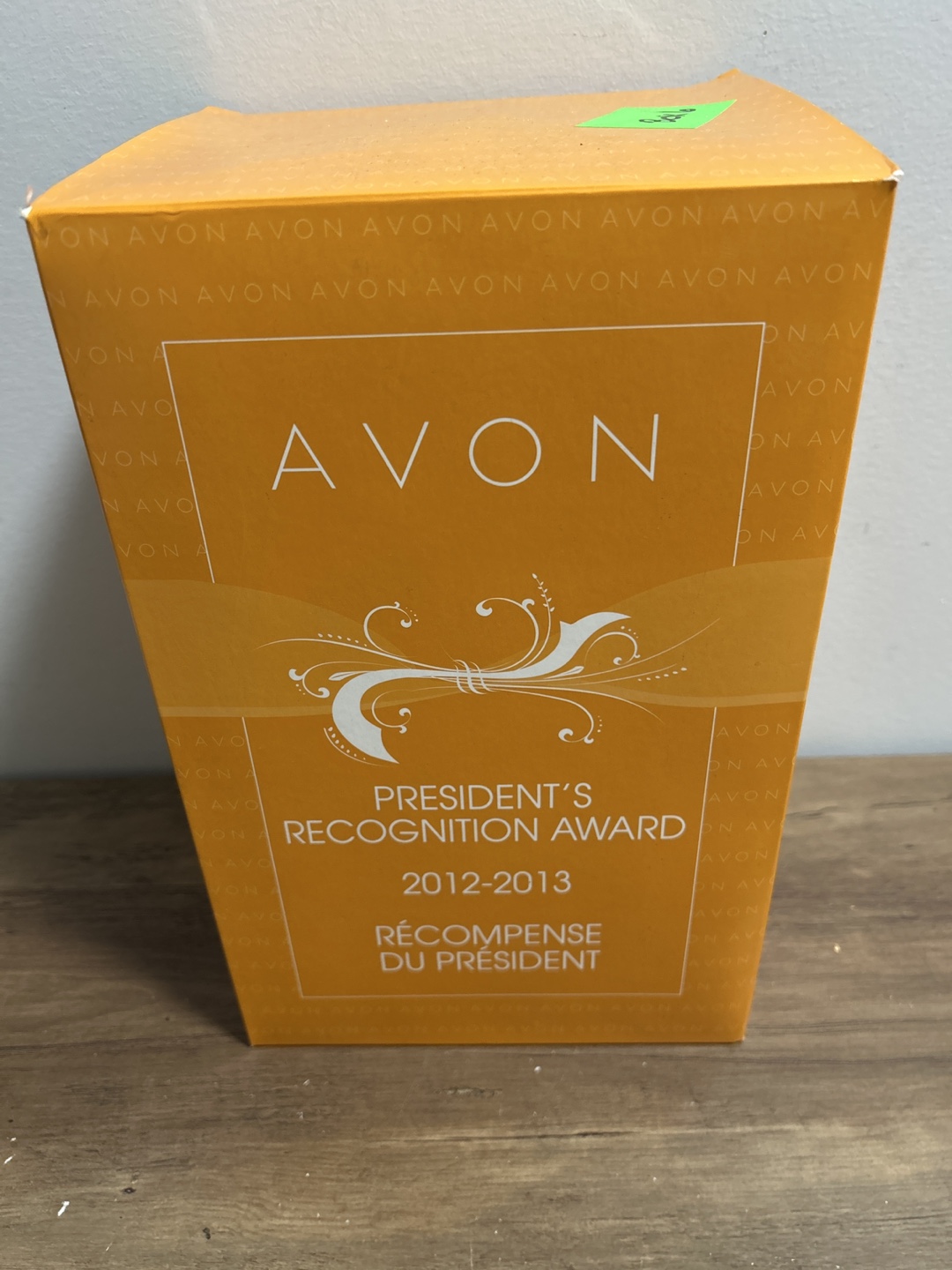 Avon President's Recognition Award Figurine