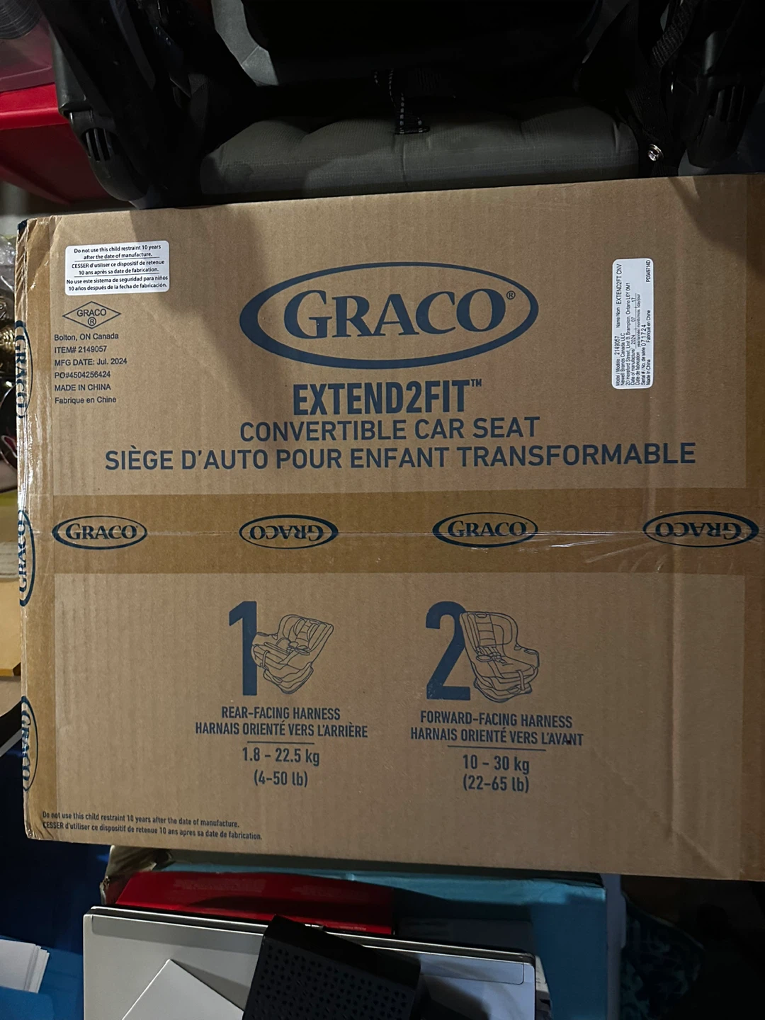 Graco Extend2Fit Convertible Car Seat