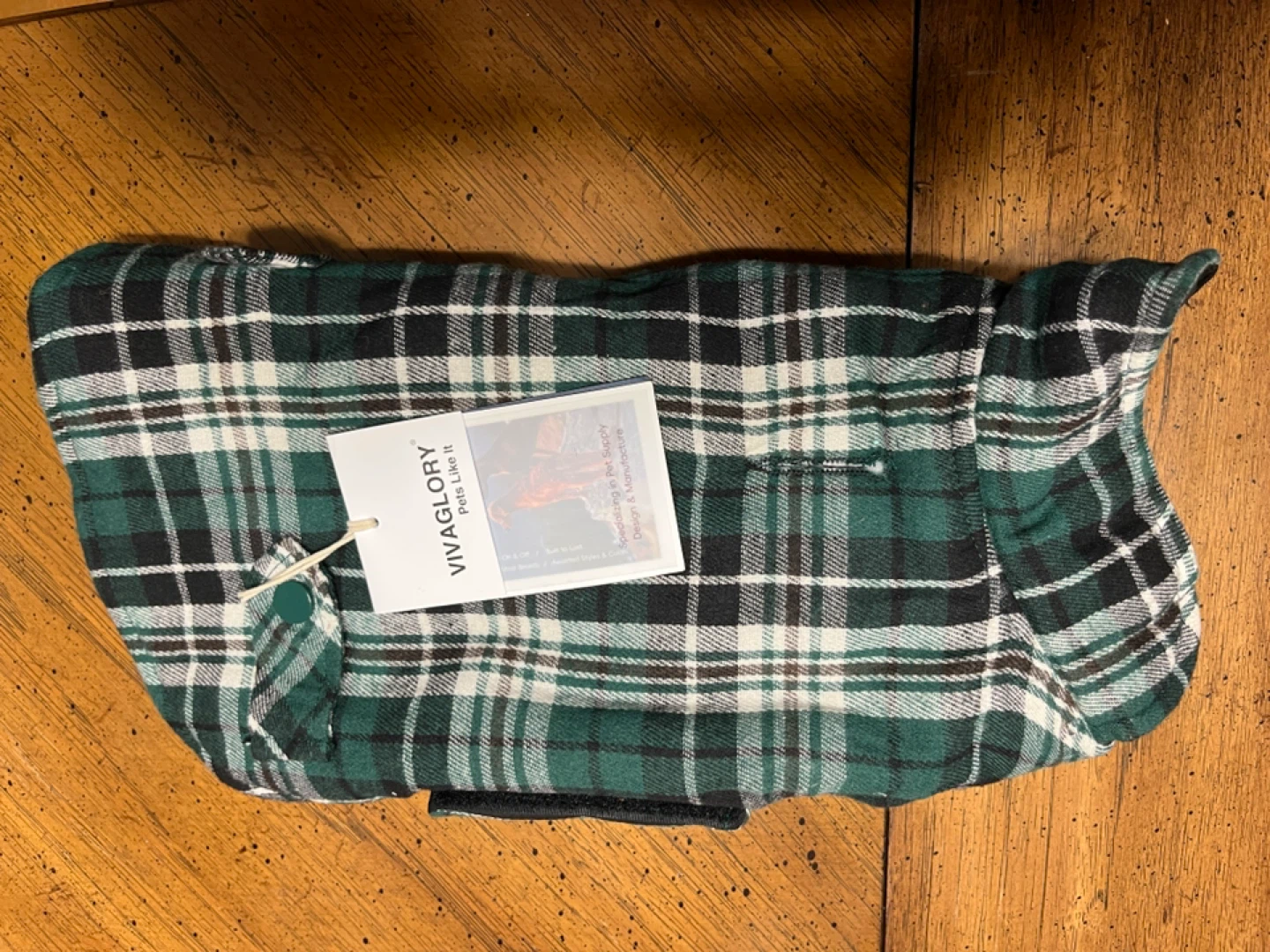 XS- VIVAGLORY Pet Flannel Dog Jacket