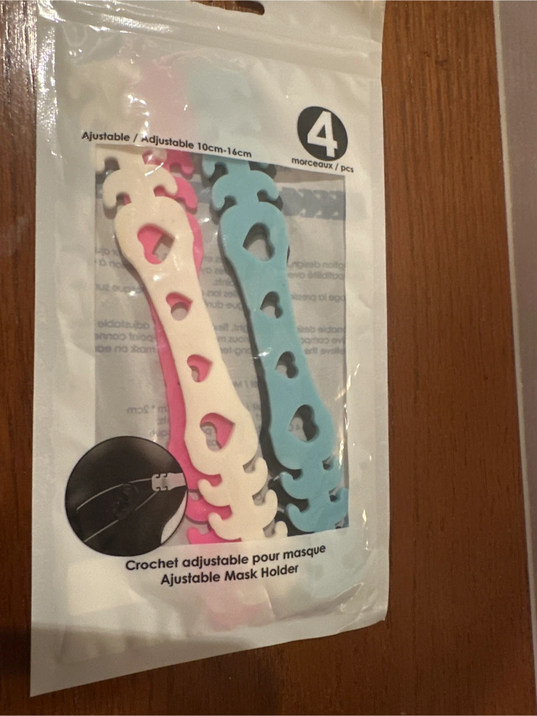 Adjustable Mask Holder - 4 Pcs