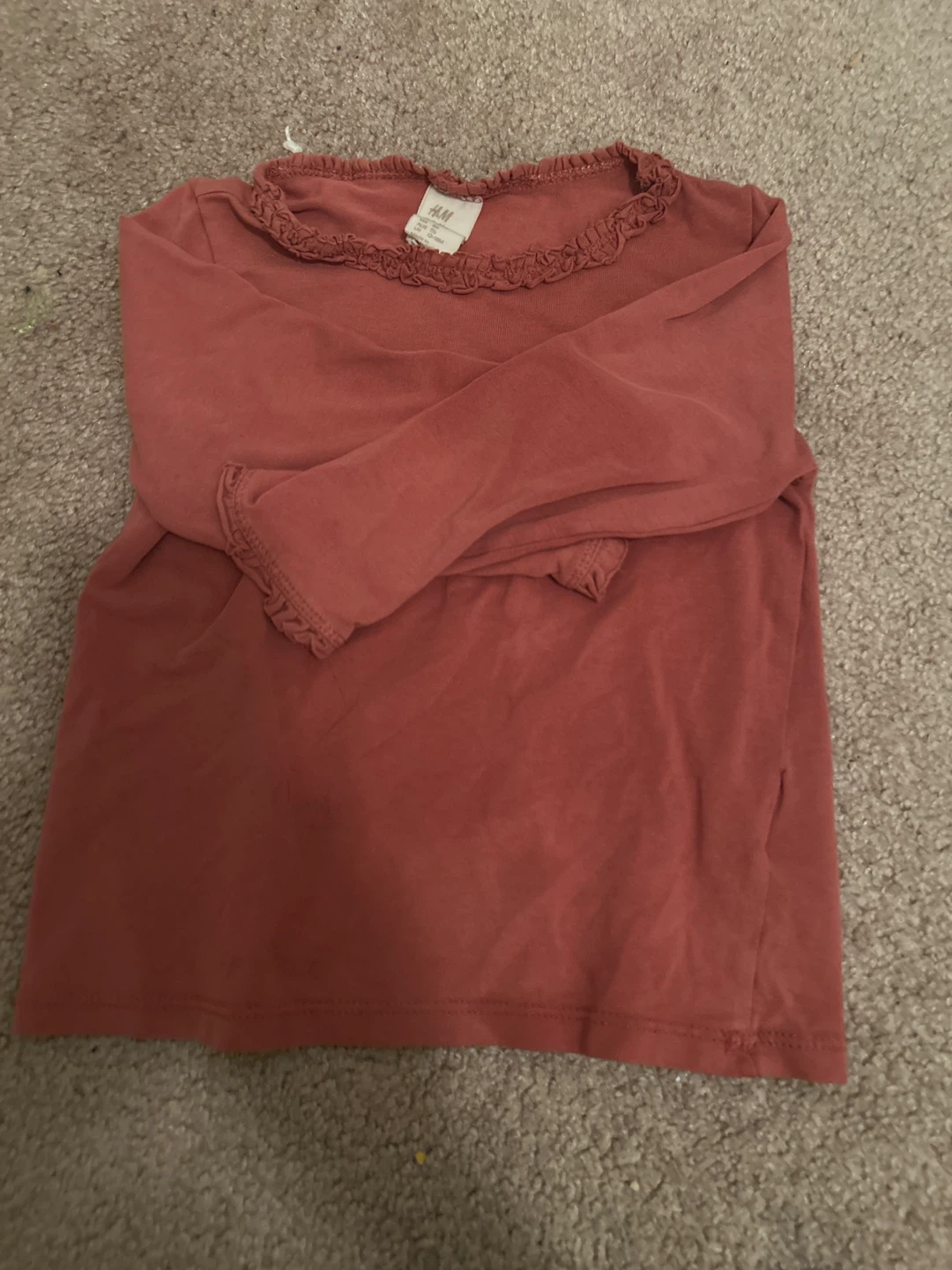 H&M Long Sleeve Shirt - Rusty Rose