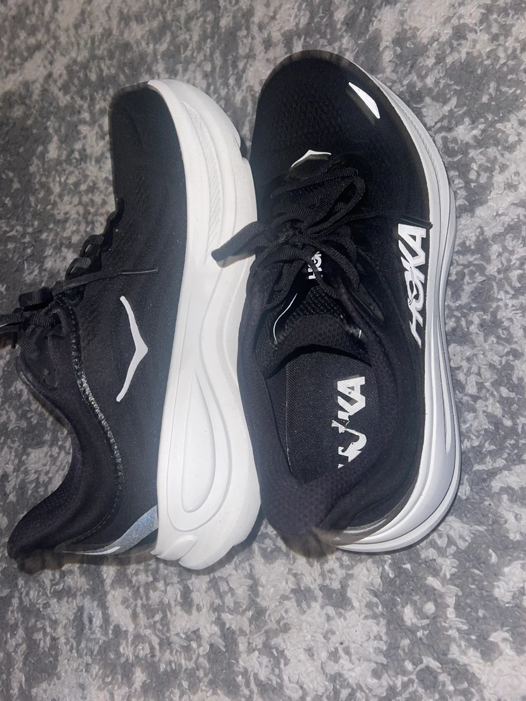 Hoka Bondi 9 X-Wide Women's Running Shoes Black Size 10 - photo 3