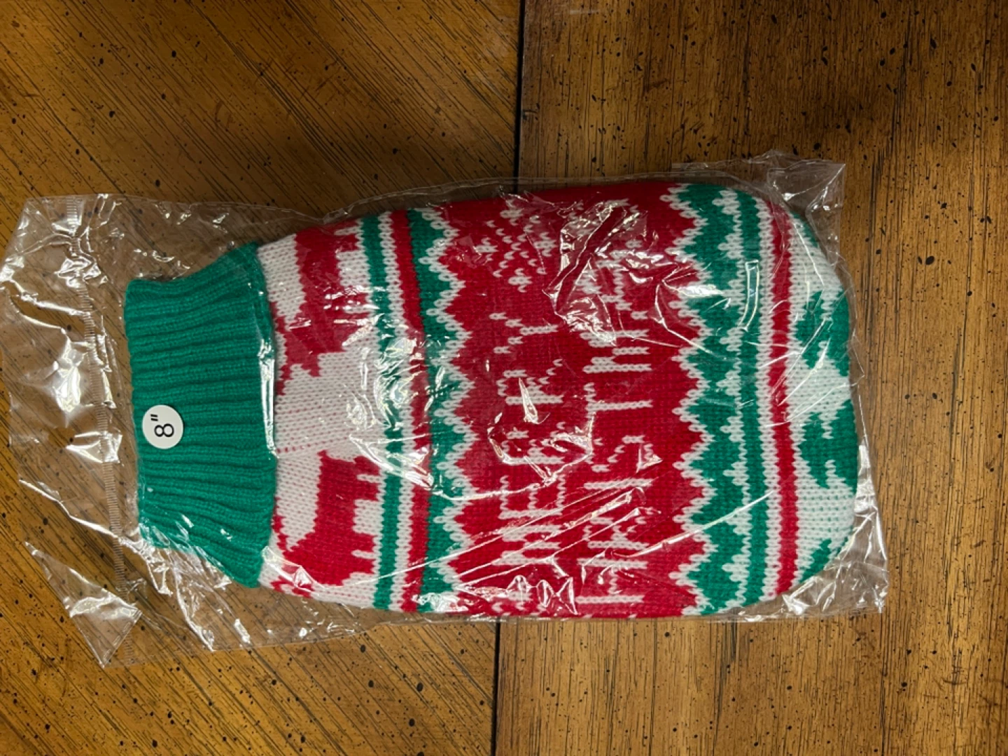 Christmas Dog Sweater Size 8