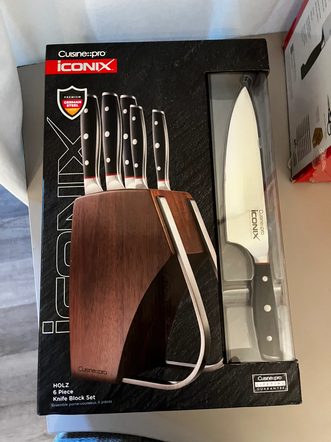 Cuisine::pro ICONIX HOLZ 6 Piece Knife Block Set - photo 2