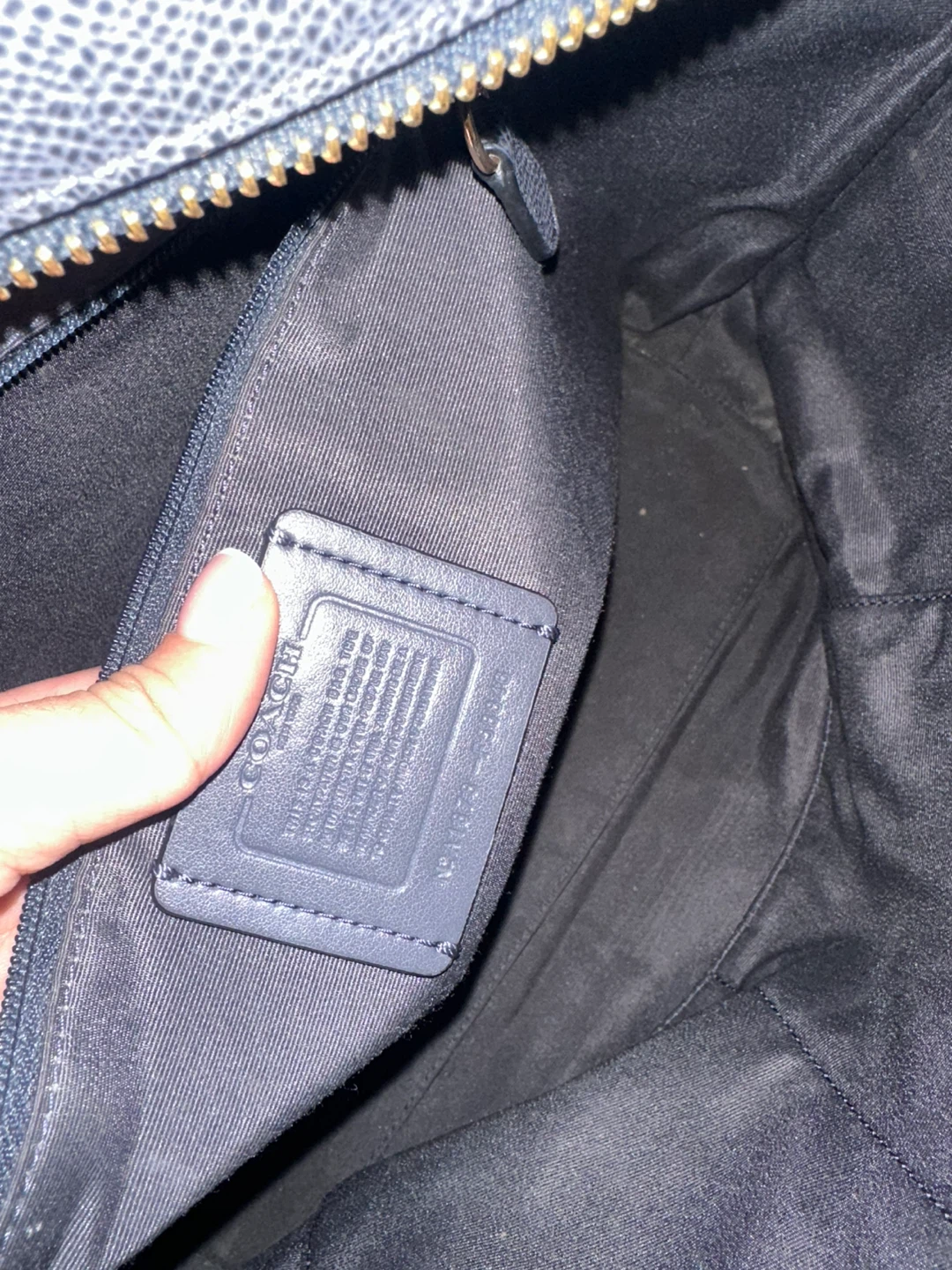 Coach Black Leather Tote Bag - photo 4