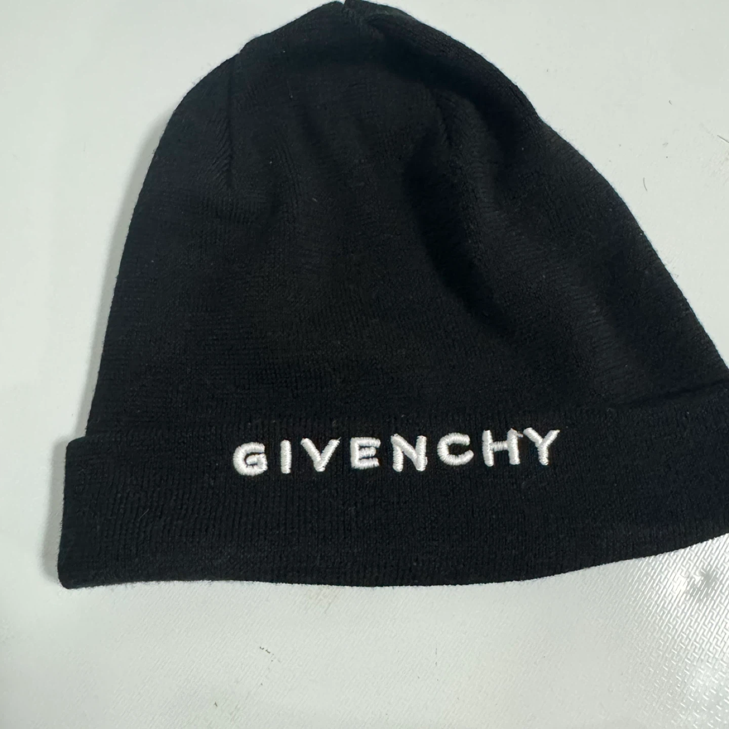 Givenchy Black Wool Beanie