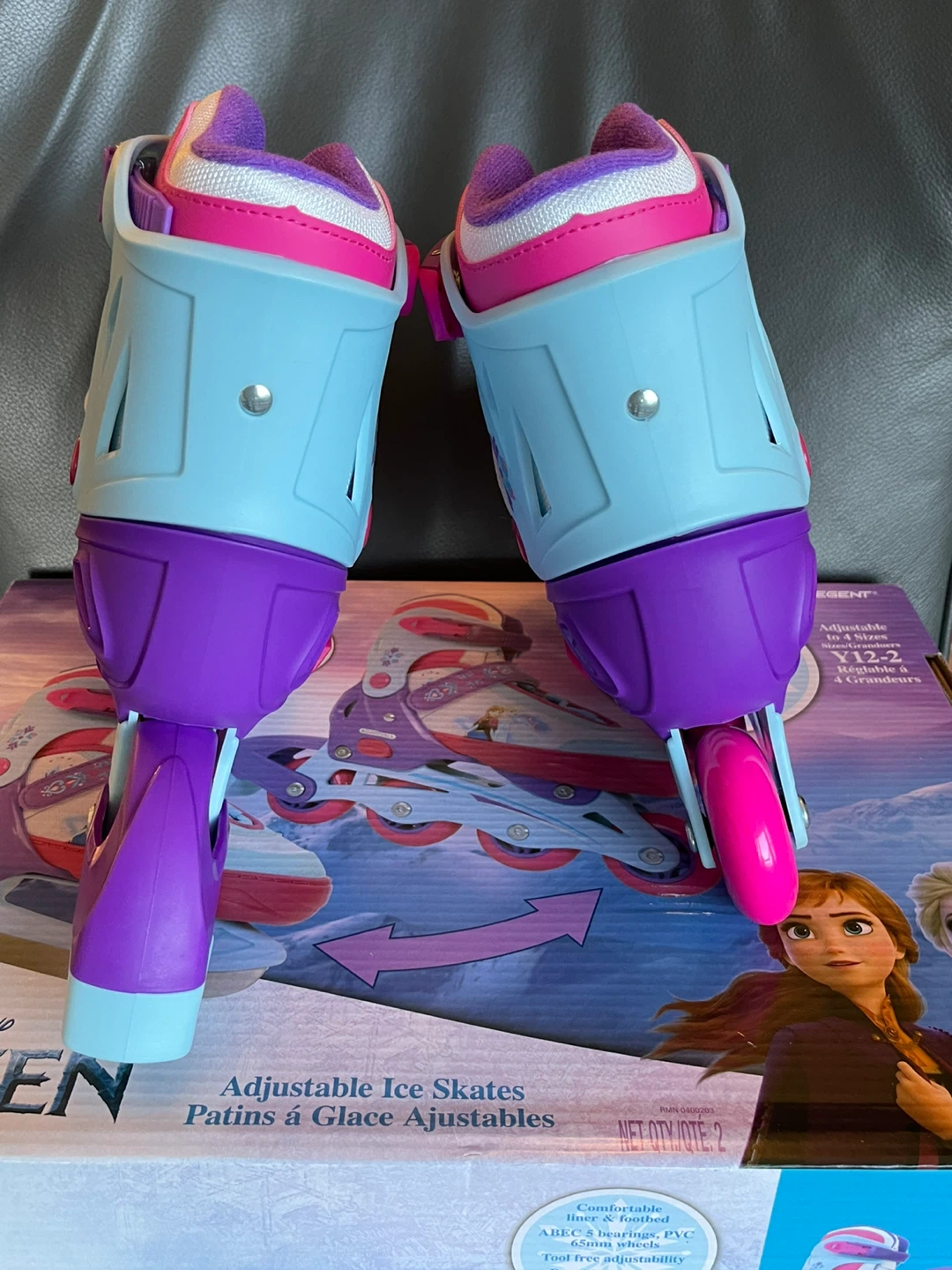 Skates for kids convertible 2in1 adjustable size Y12-2 Frozen - photo 3