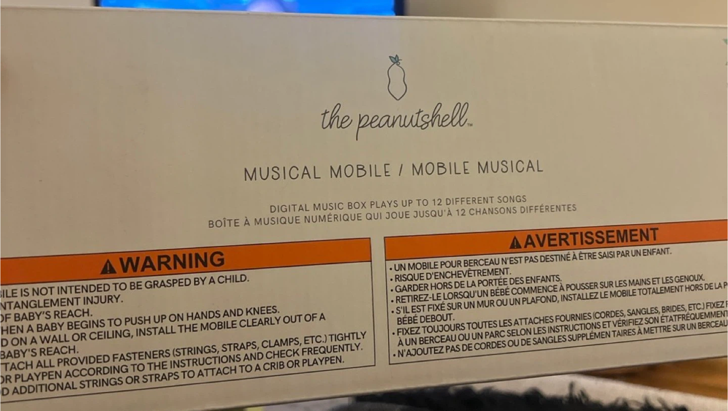 The Peanutshell Musical Crib Mobile - photo 2