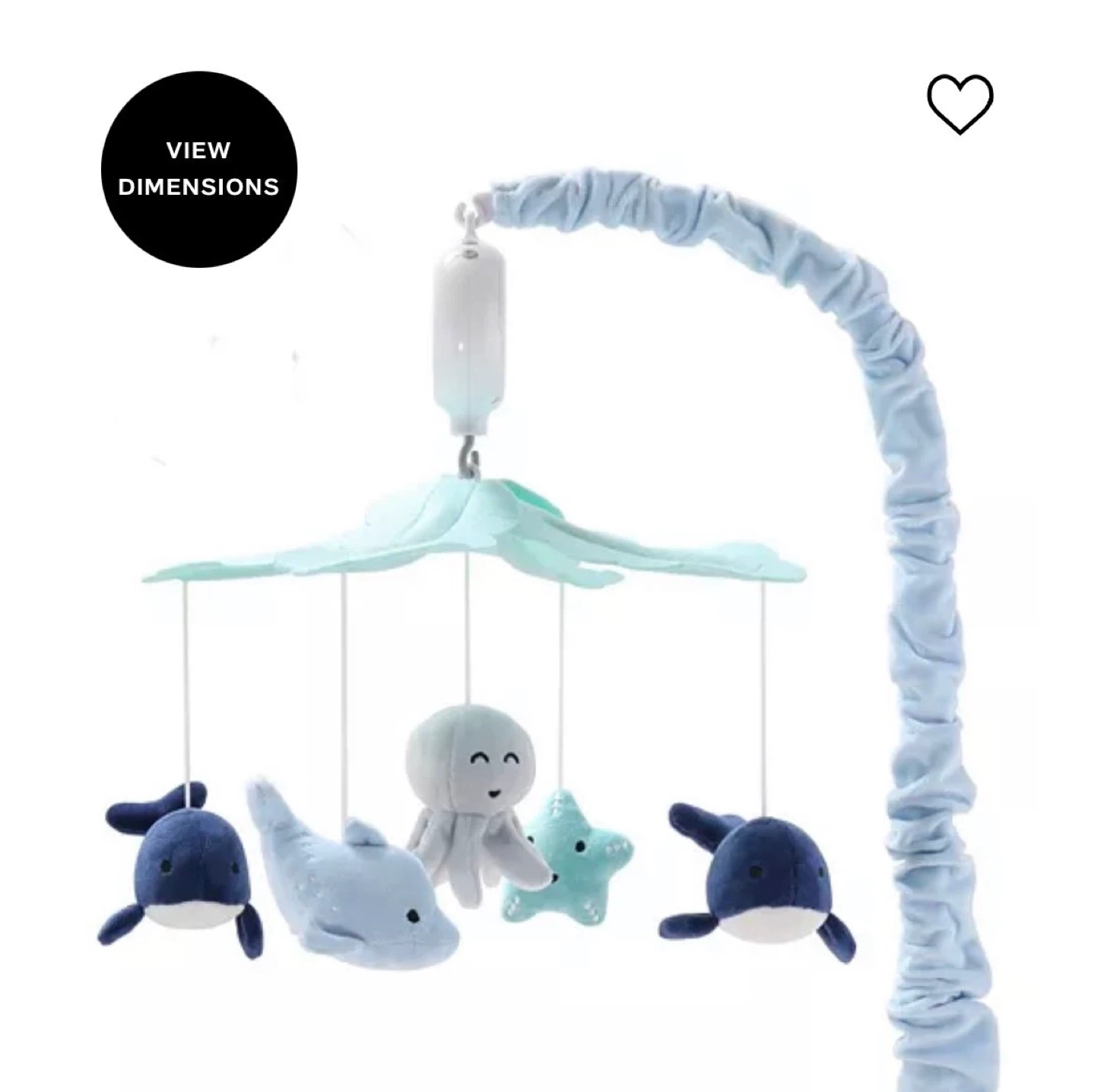 The Peanutshell Musical Crib Mobile