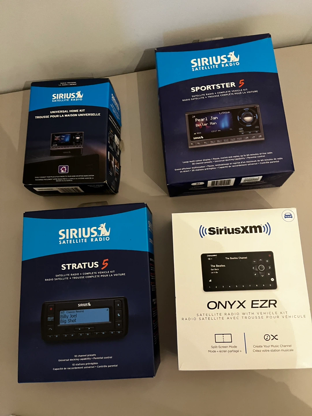 Sirius Satellite Radio - Sportster 5, Stratus 5