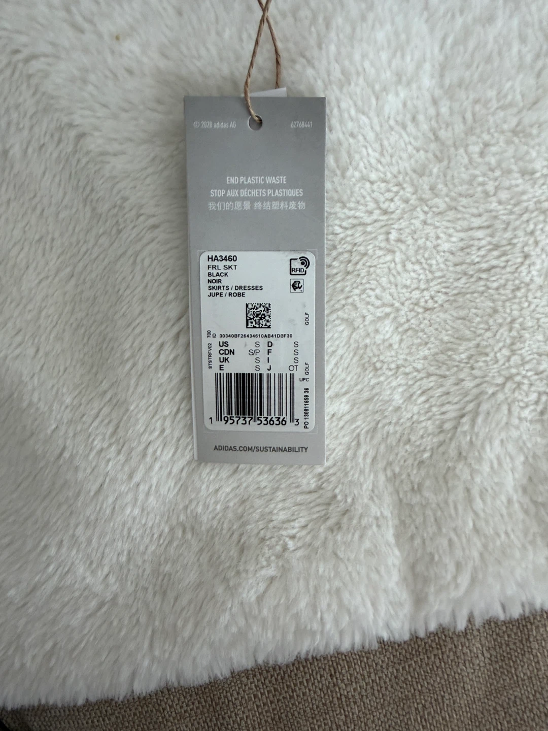 Adidas Women's Black FRL SKT Skirt - Size Small - photo 4