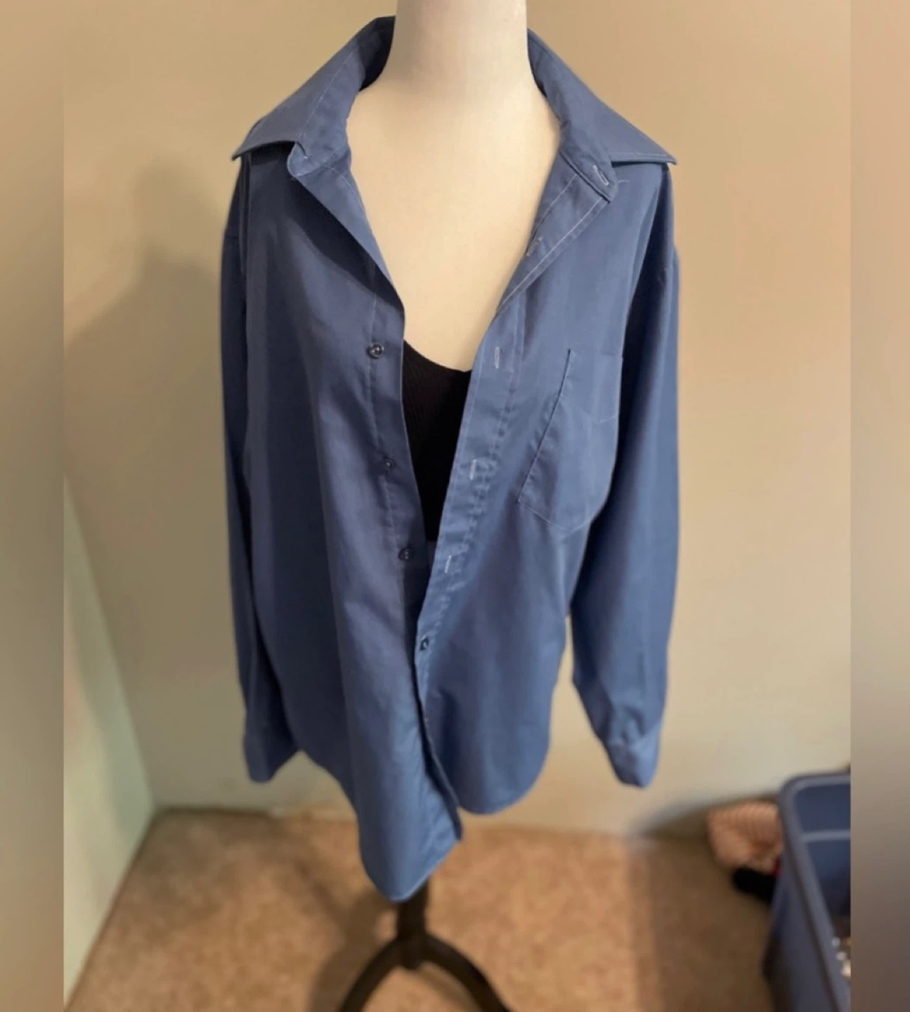 Pierre Cardin Paris Blue Button-Up Dress Shirt - photo 3