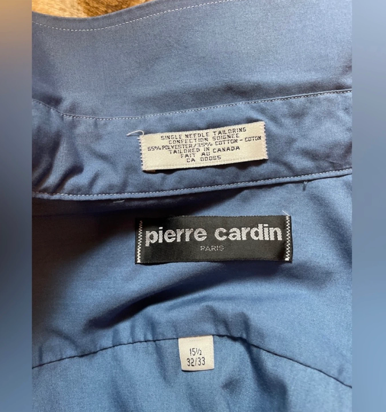 Pierre Cardin Paris Blue Button-Up Dress Shirt - photo 4