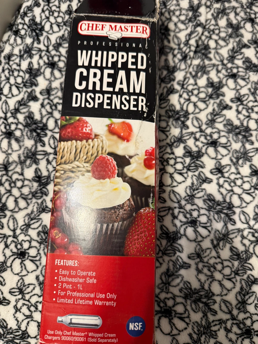 Chef Master Professional Whipped Cream Dispenser - 1 Liter - photo 2
