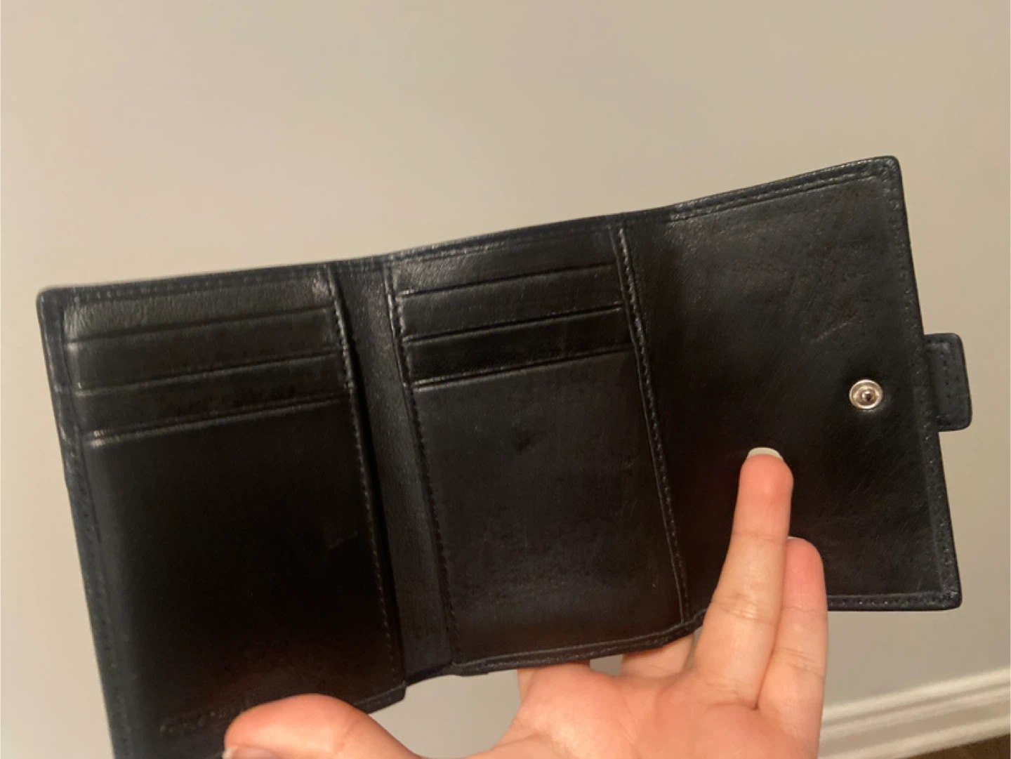 Coach C Signature Trifold Wallet - photo 3