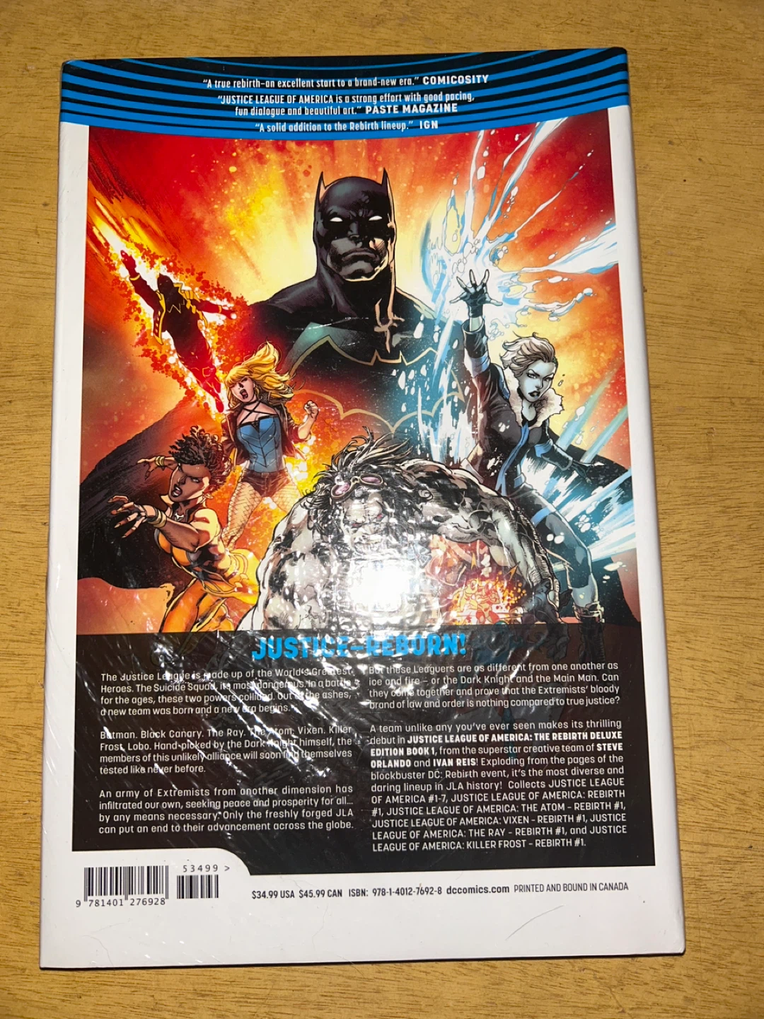 Justice League of America Rebirth Deluxe Edition Book 1 - photo 2