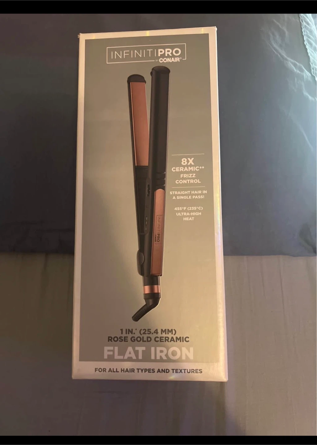 Conair InfinitiPro 1" Rose Gold Ceramic Flat Iron