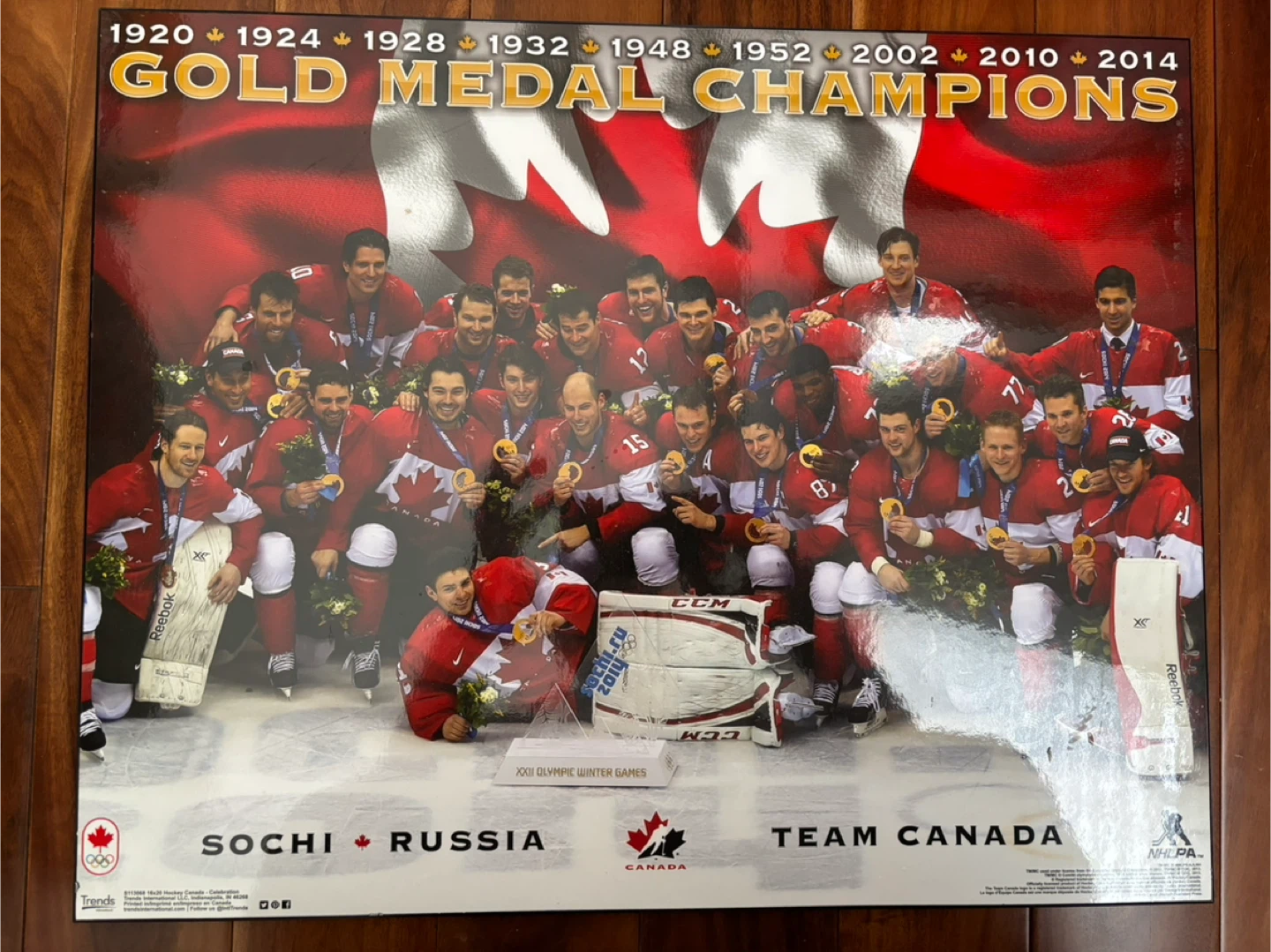 MOUNTED TEAM CANADA POSTER