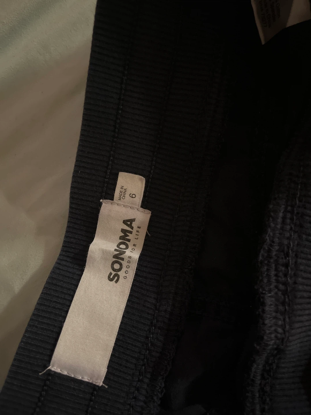 Sonoma Navy Blue Cargo Shorts Size 6 - photo 2