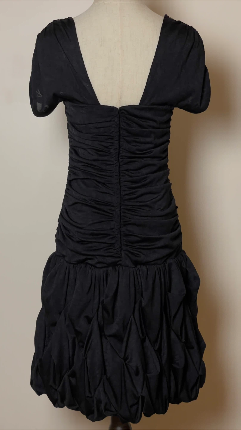 Vintage Black Cocktail Dress - photo 3