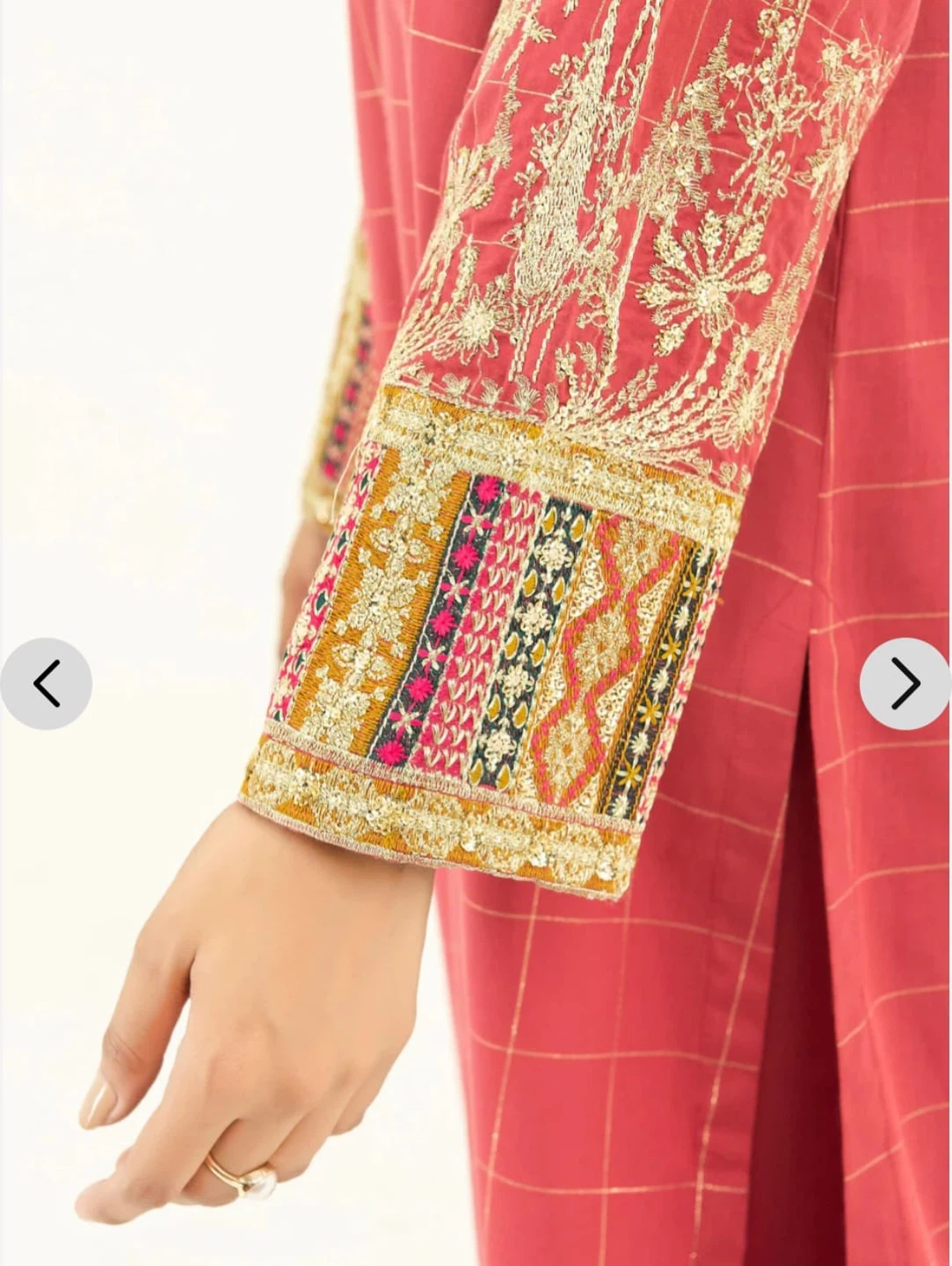 Embroidered Kurti with Pants - photo 4