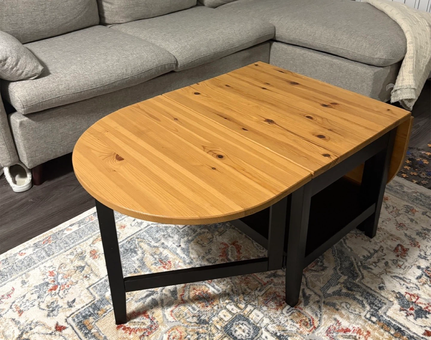IKEA NORBERG Coffee Table with Extension Leaves - photo 2