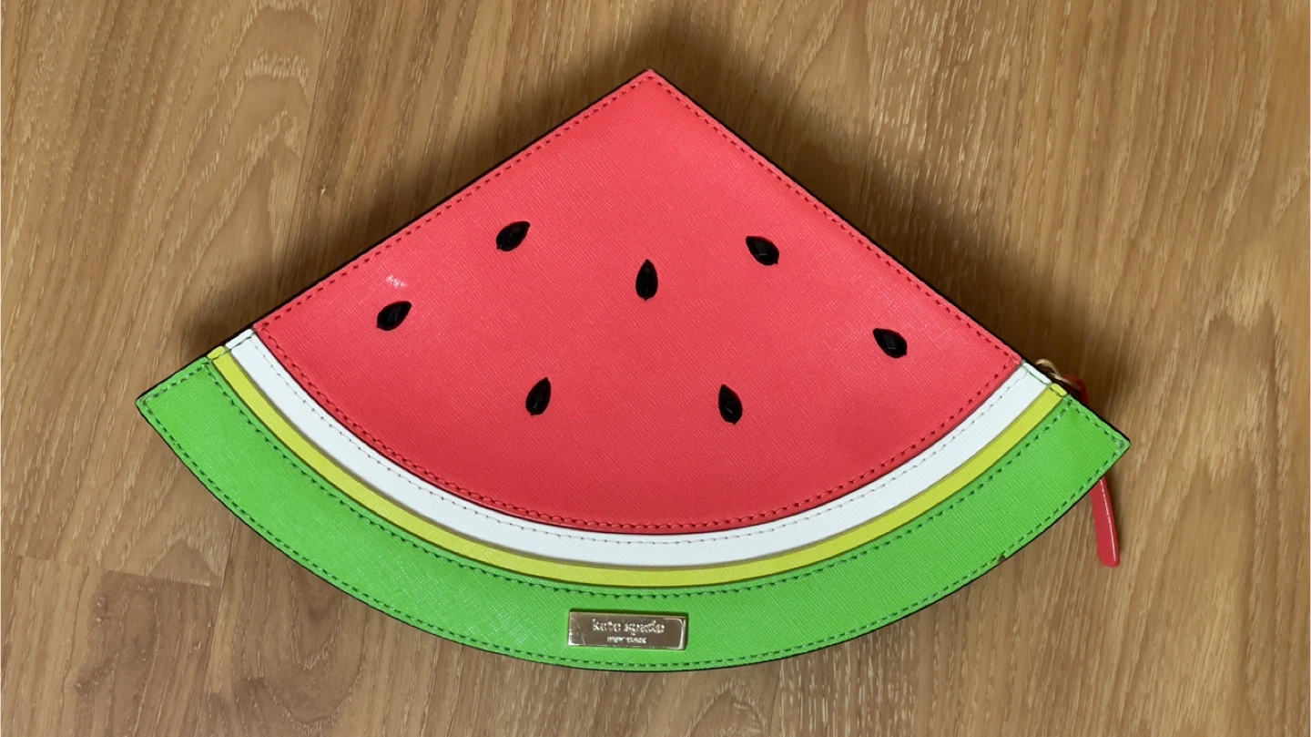 Kate Spade New York Watermelon Slice Clutch