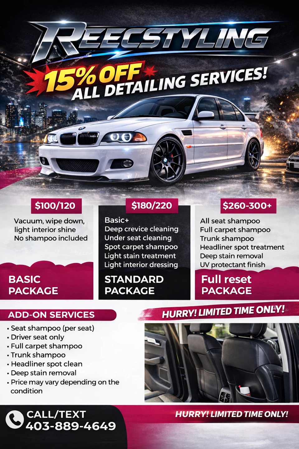 Reestyling Car Detailing Services