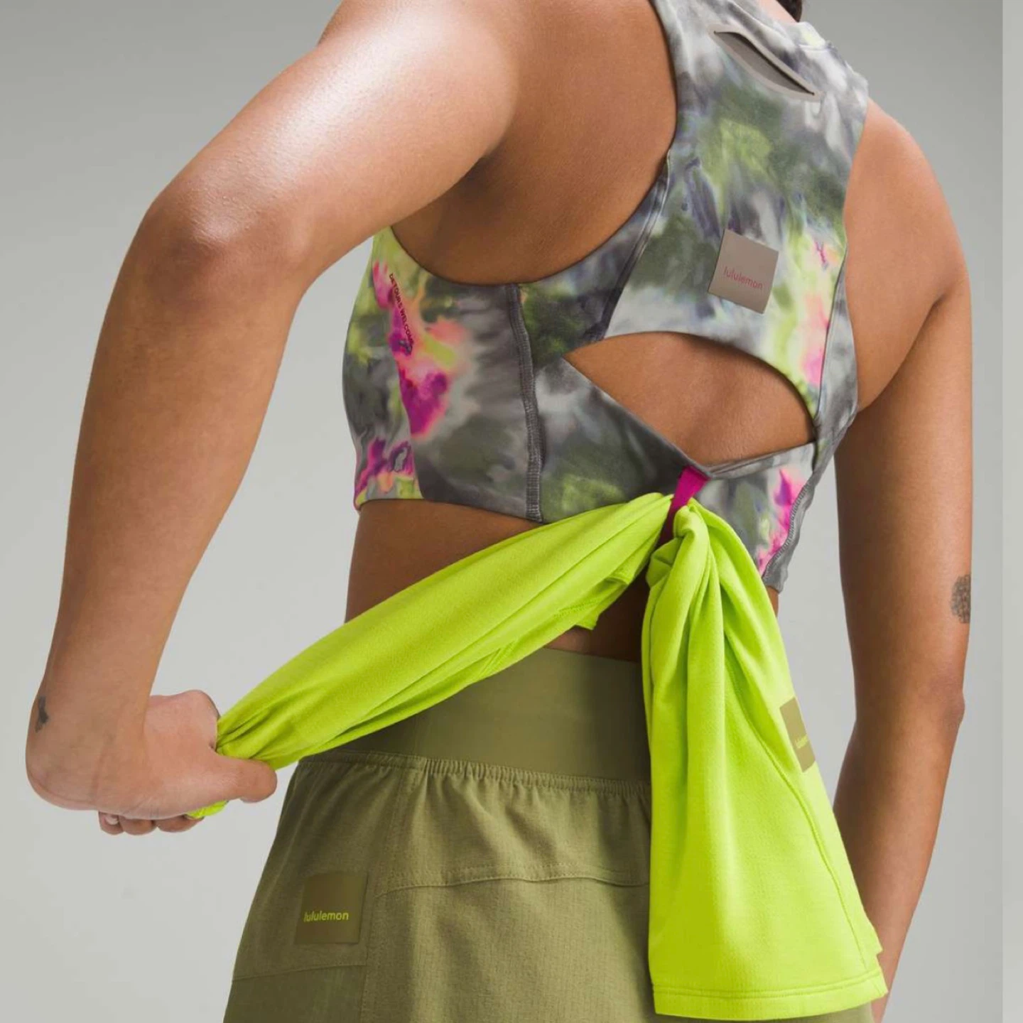 Lululemon Storage Hike Bra Hyper Dye Starlight Multi