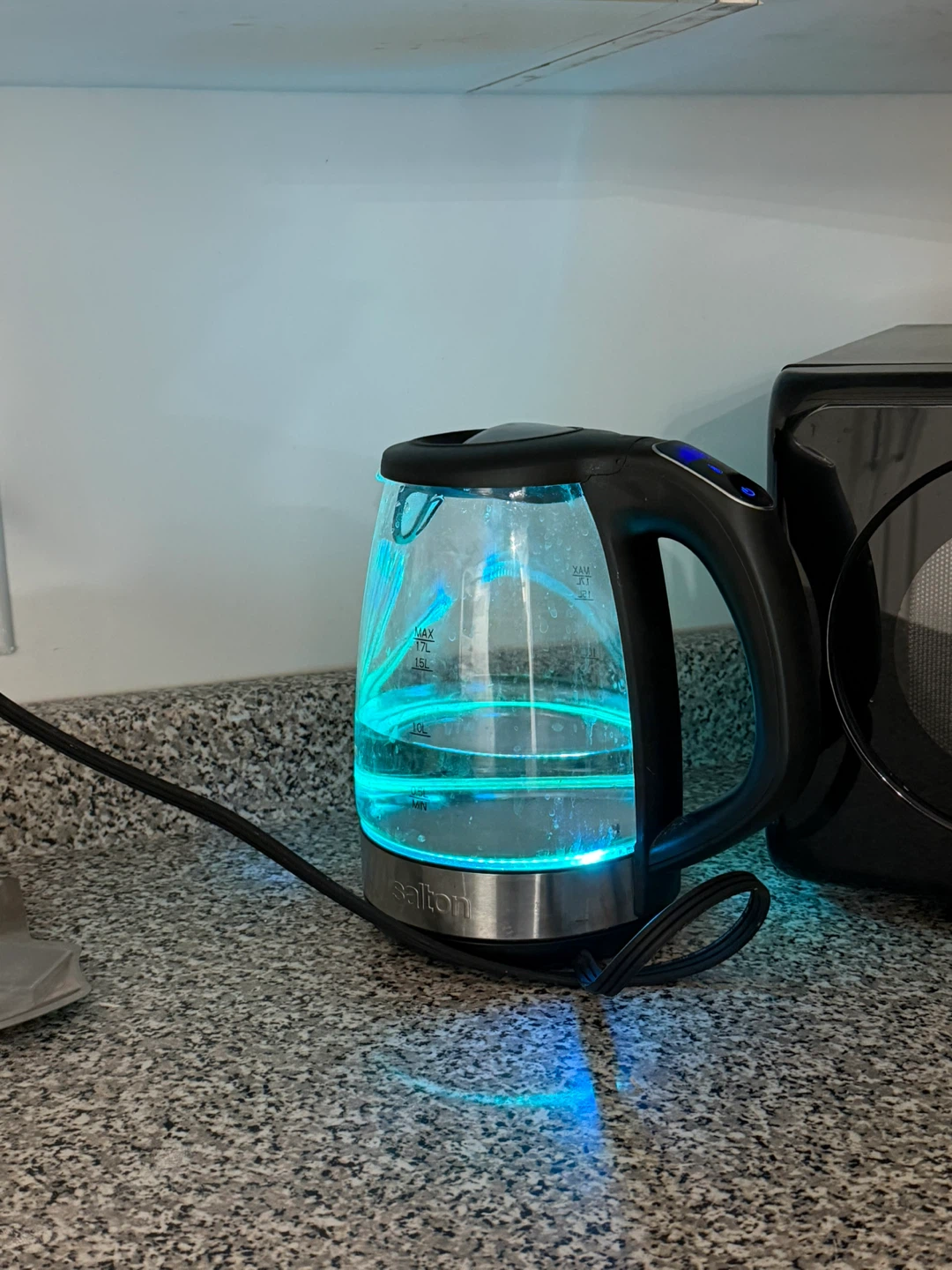 Salton Glass Electric Kettle with LED Light