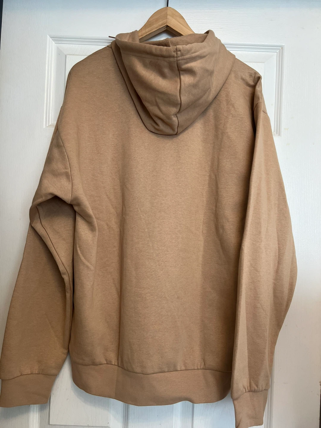 New Adidas Tan Hoodie with Large Logo - photo 2