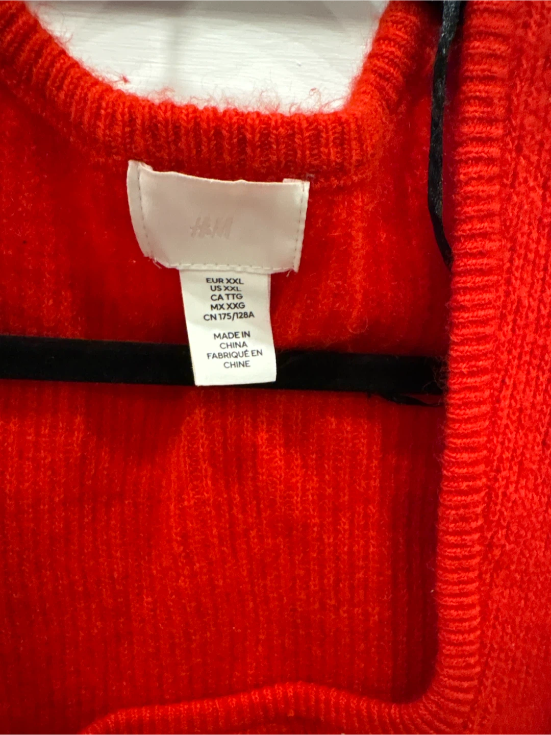 H&M Red Long Sleeve Sweater - Size XXL - photo 3