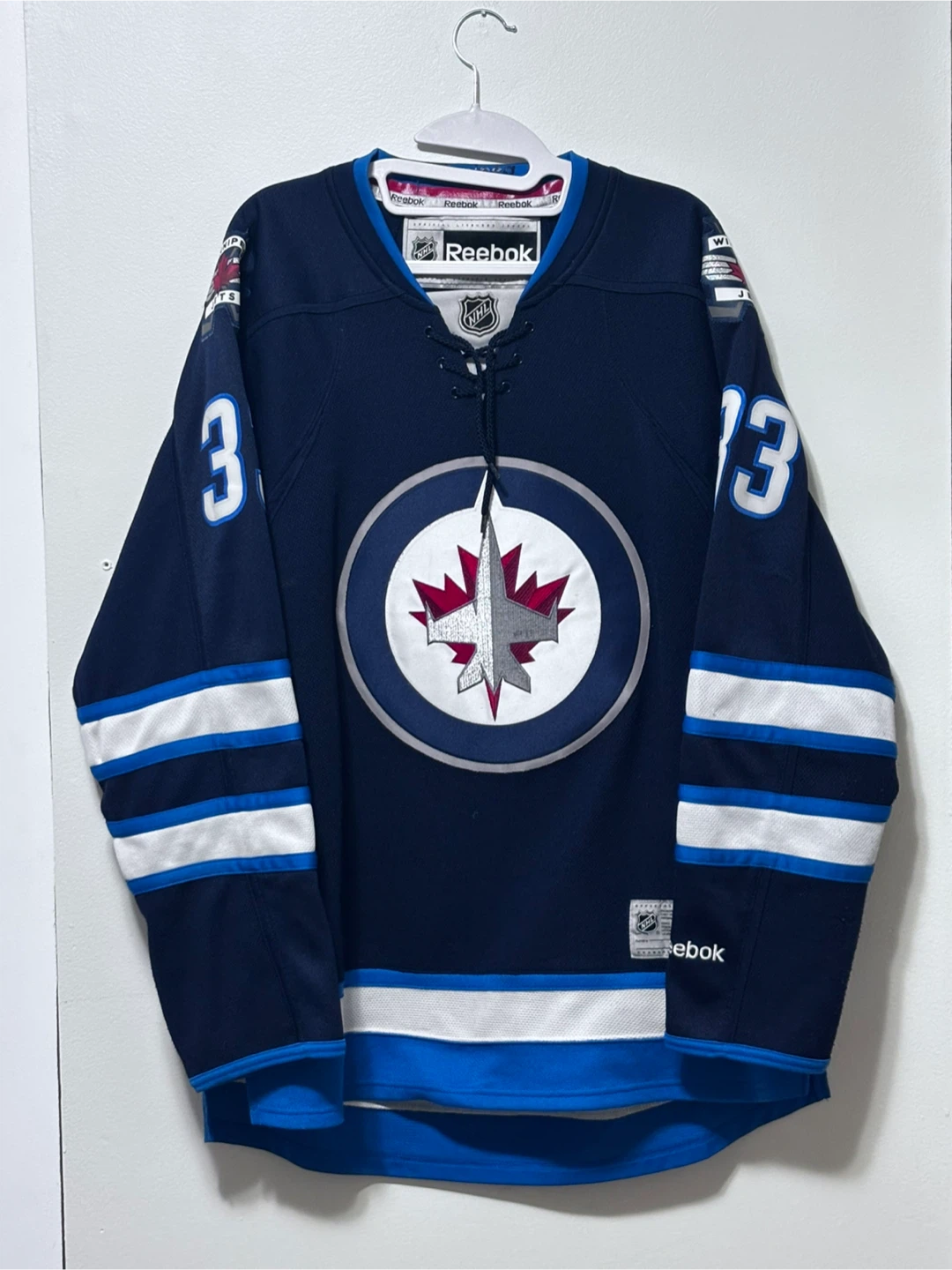 Reebok Winnipeg Jets Byfuglien #33 NHL Hockey Jersey
