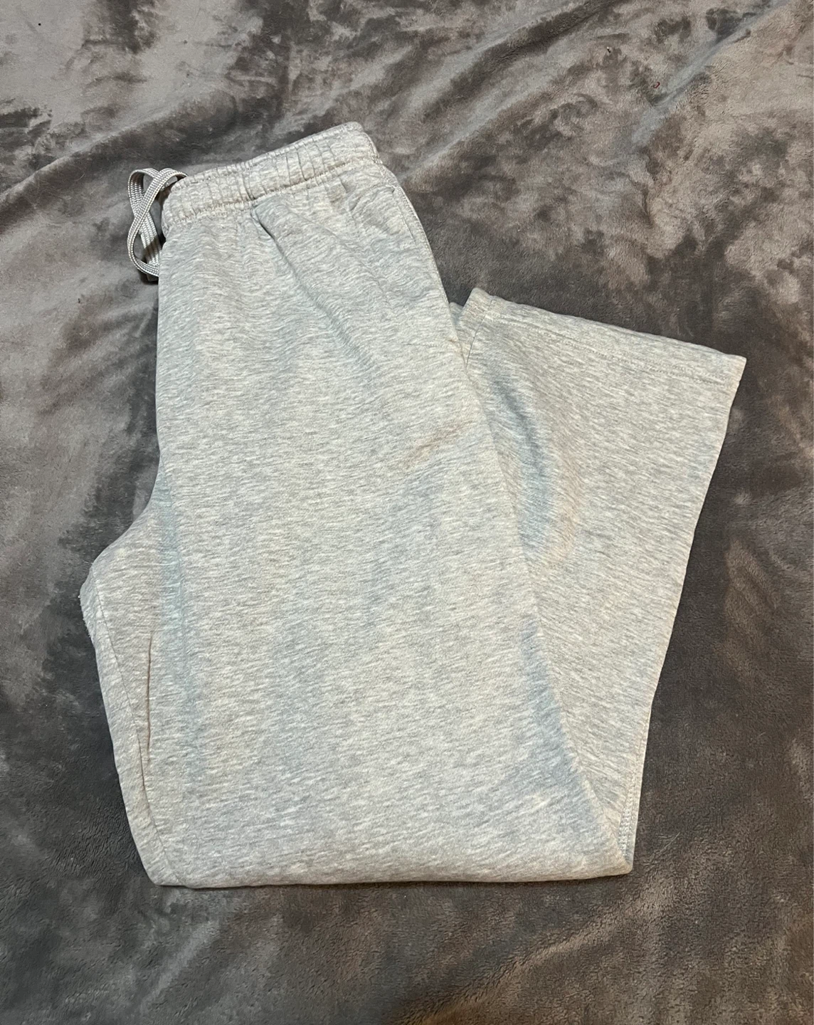 Grey Straight Leg Sweat Pants - photo 2