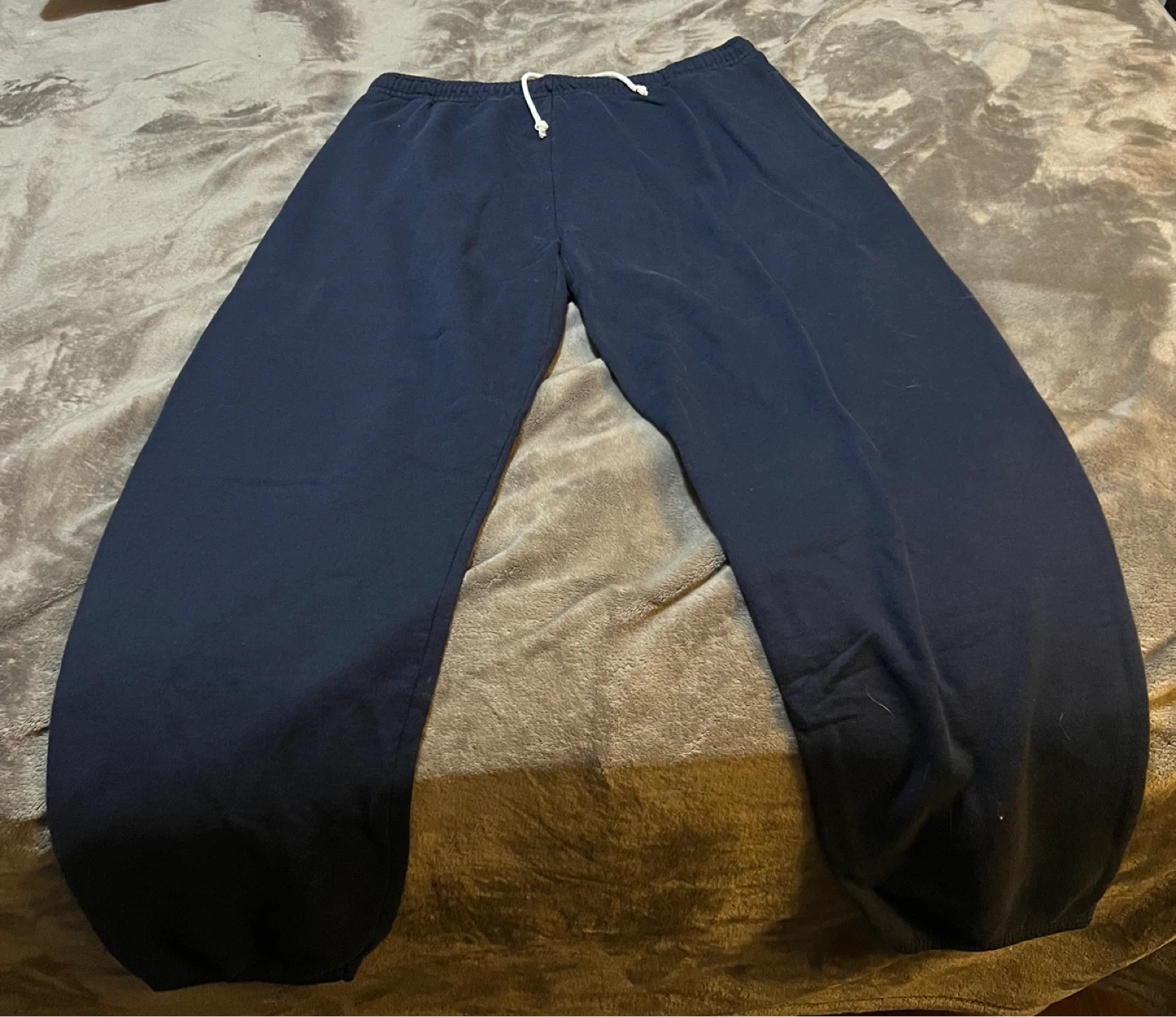 Navy Sweat pants Fruit Loom Brand