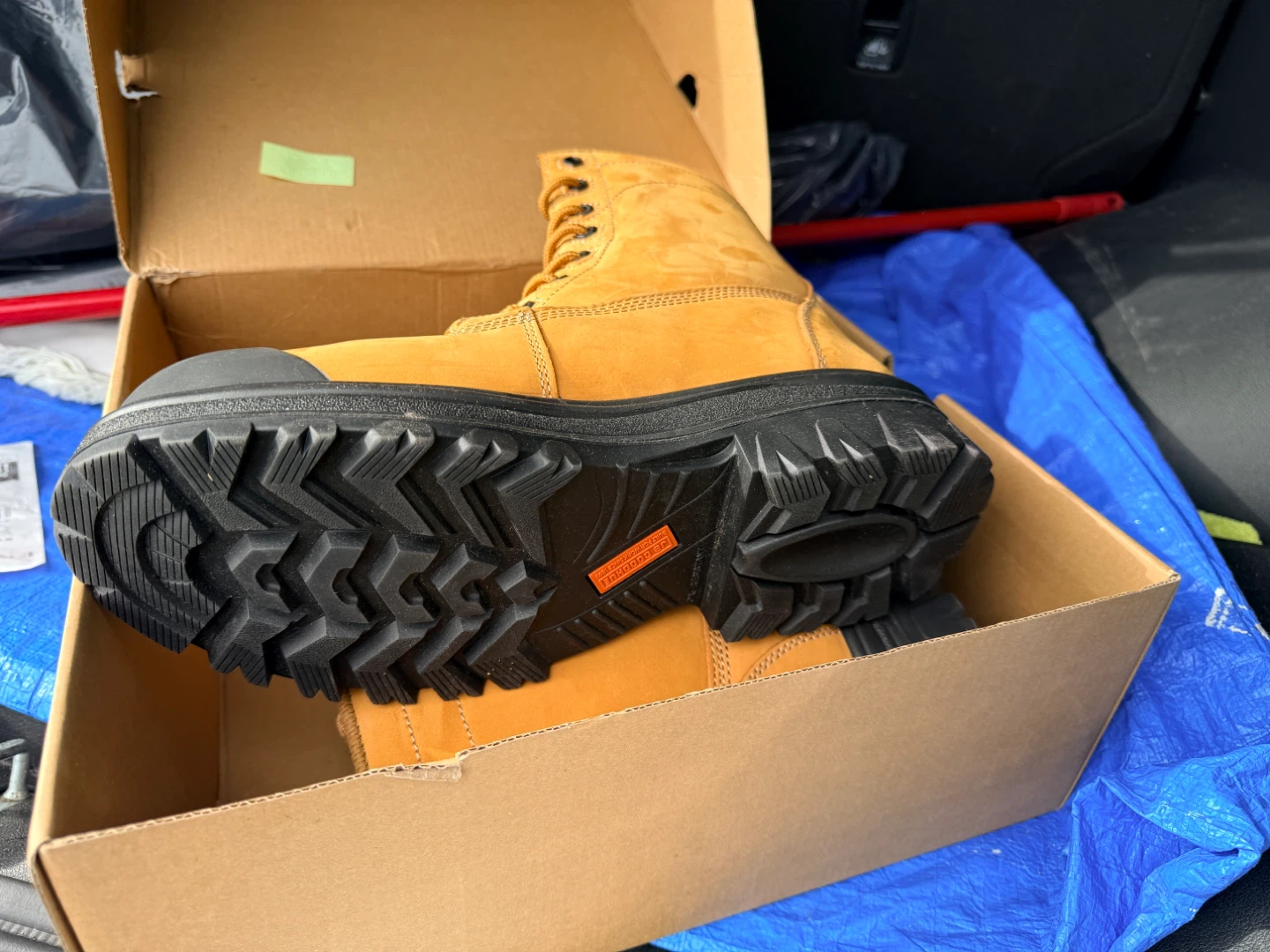 JB Goodhue Work Boots - Tan Suede - photo 3