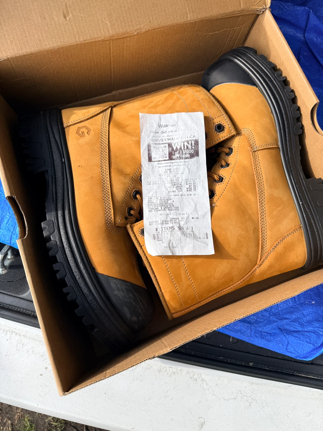 JB Goodhue Work Boots - Tan Suede