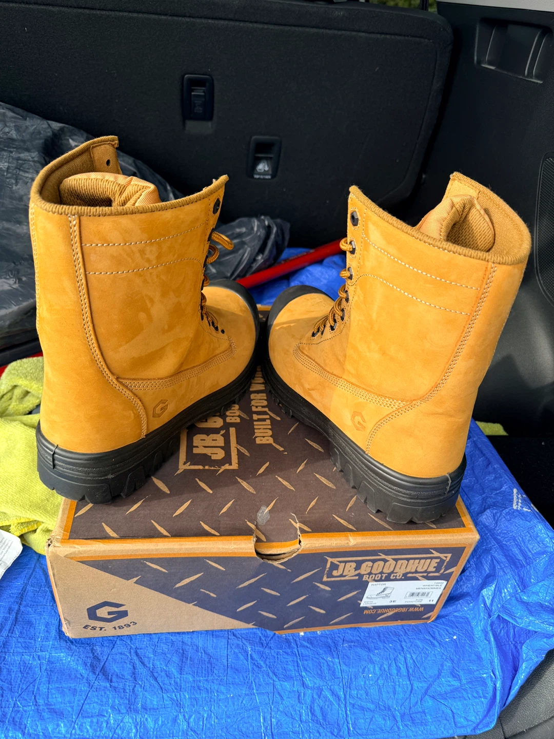 JB Goodhue Work Boots - Tan Suede - photo 2