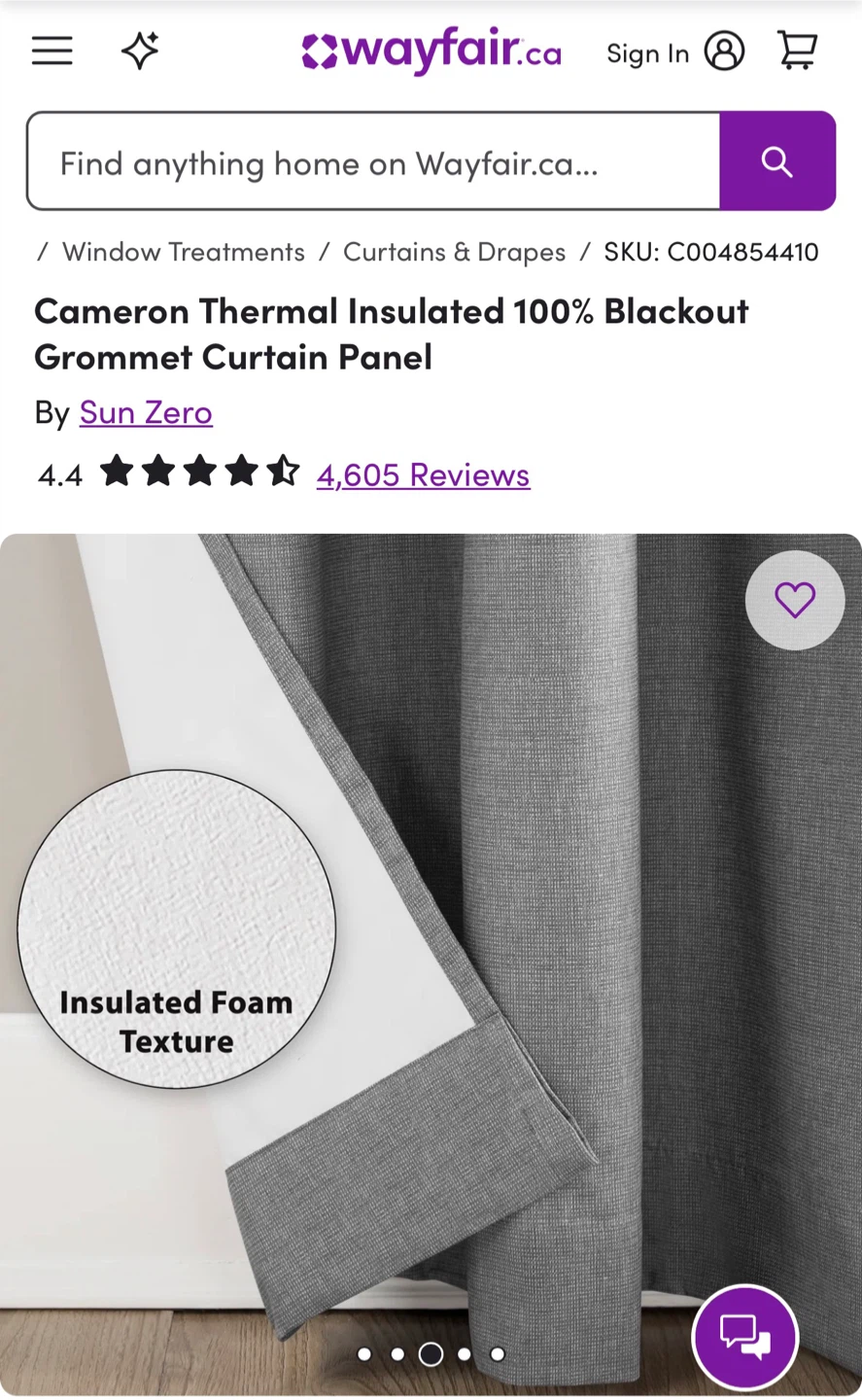 $65 Wayfair blackout curtains - - photo 4