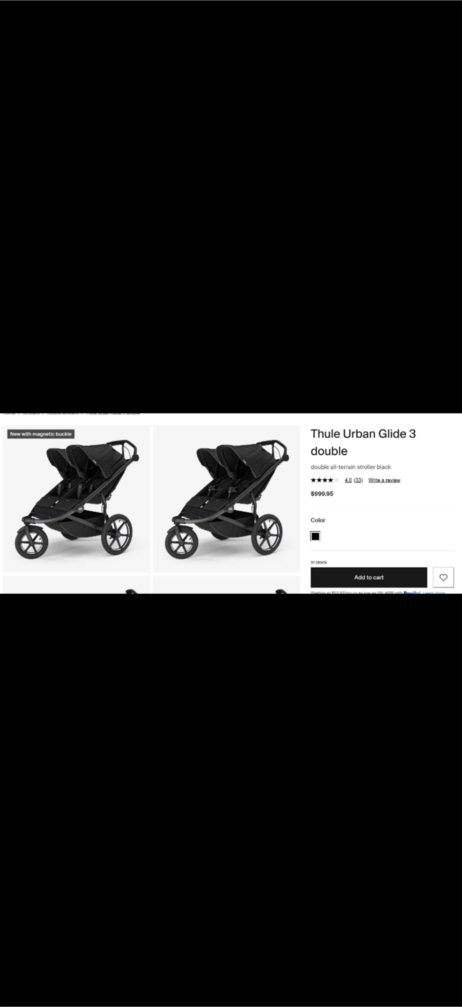 Thule Urban Glide 3 Double All-Terrain Stroller - photo 2