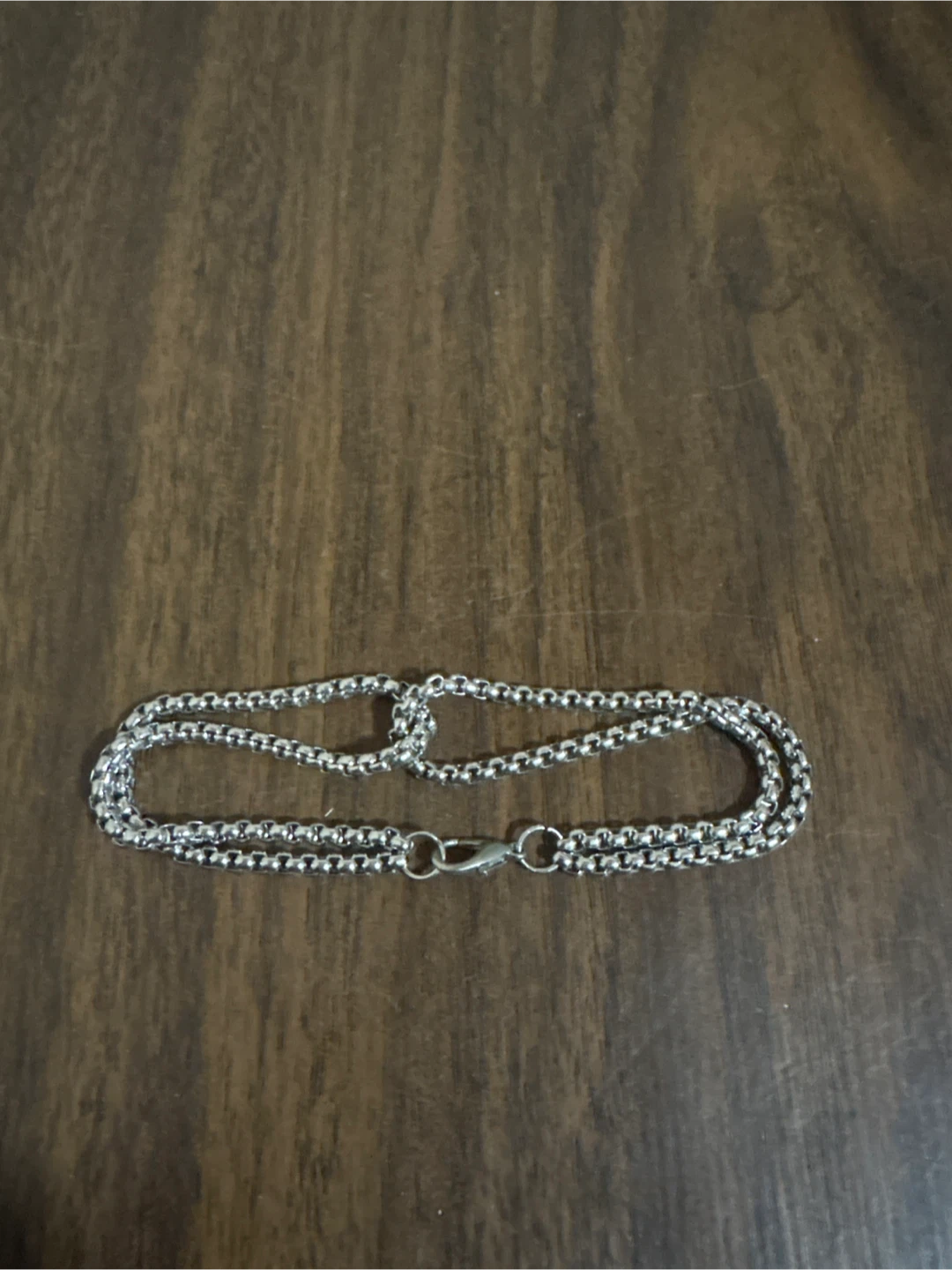 Double chain bracelet