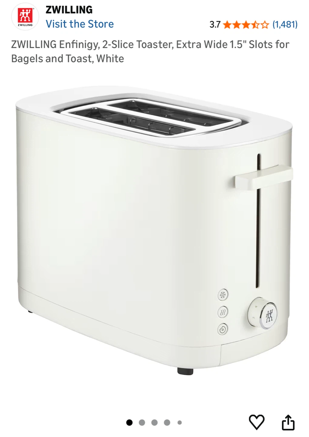 ZWILLING Bread Toaster 2-Slicers