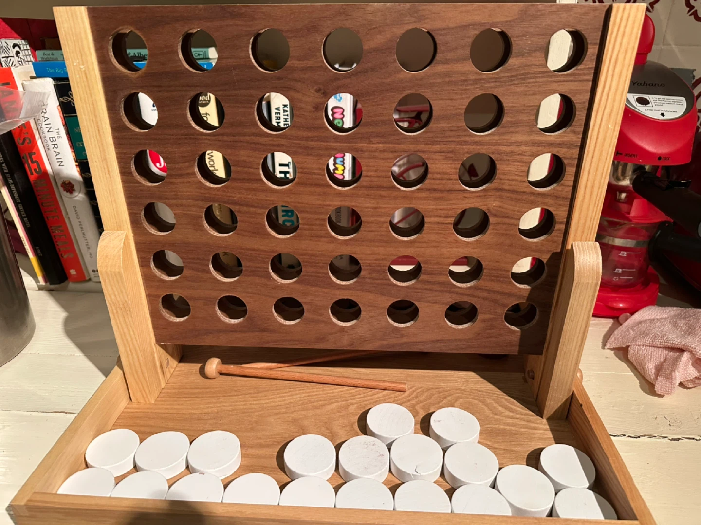 Connect 4 Collector's Edition Wooden Game - photo 2