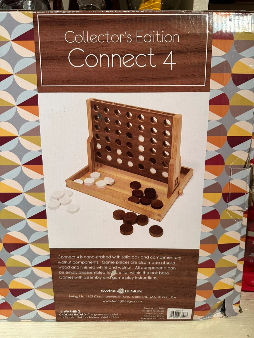 Connect 4 Collector's Edition Wooden Game