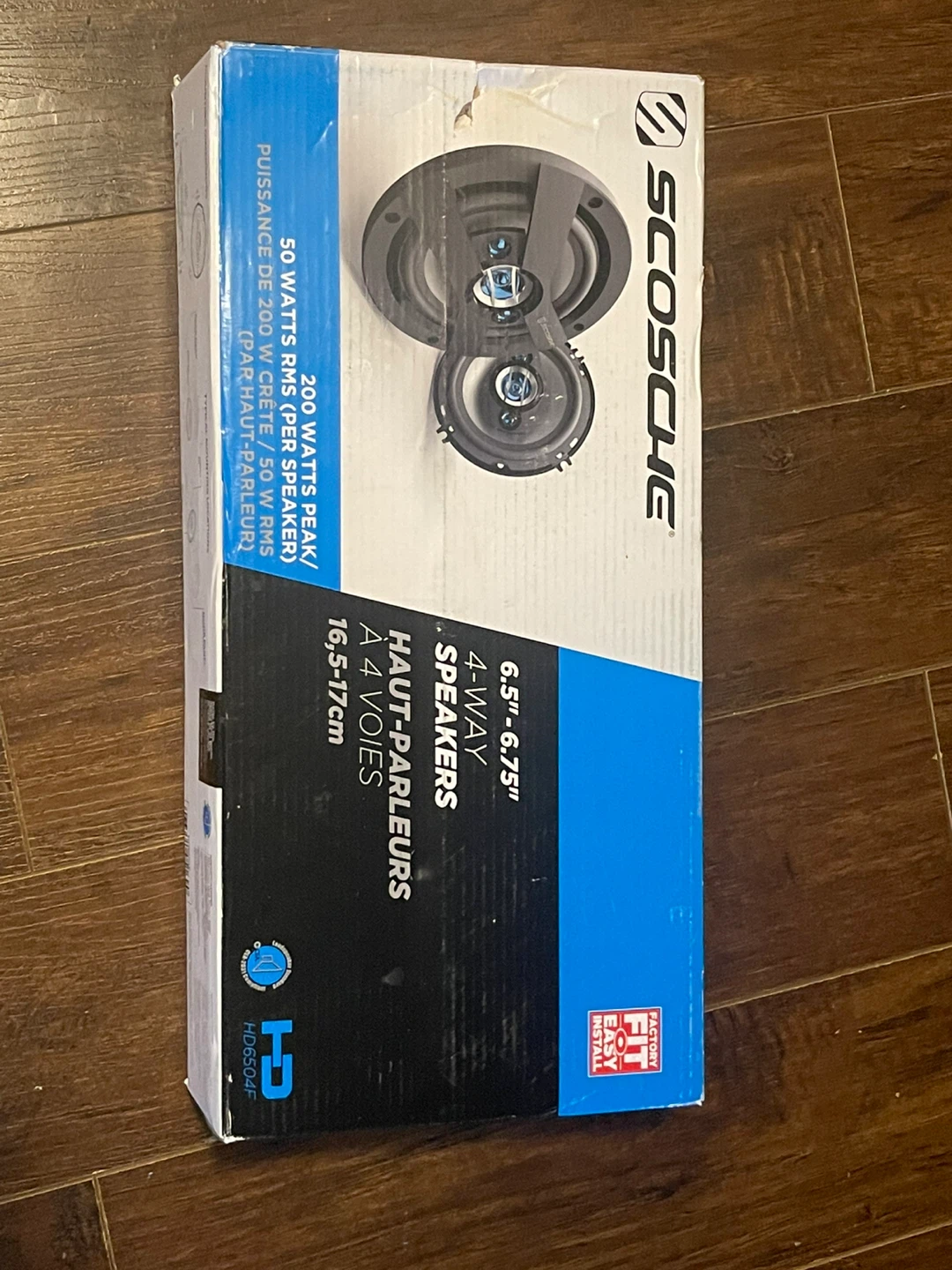 Scosche HD6504F 6.5"-6.75" 4-Way Speakers