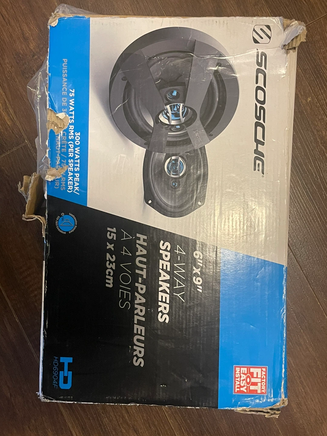 Scosche 6" x 9" 4-Way Car Speakers