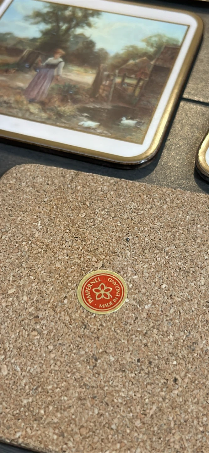 Set of 5 Vintage Coasters - Made in England - photo 4